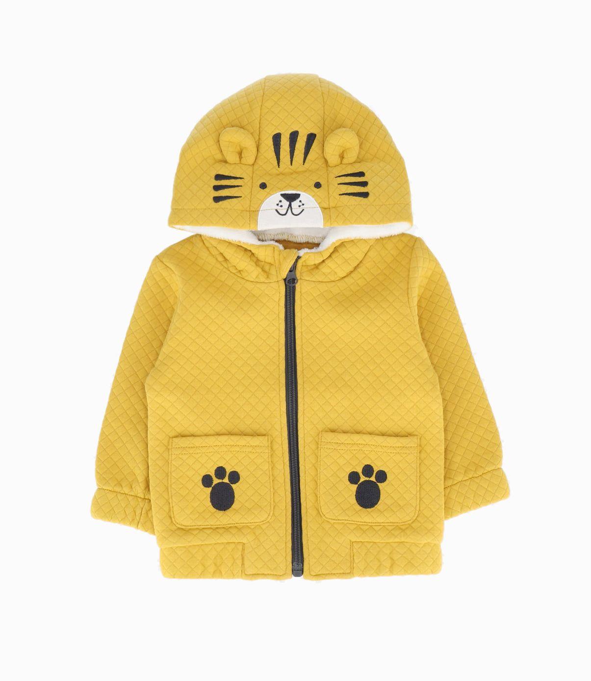 Polerón recién nacido tigre mostaza 4 Kids-0