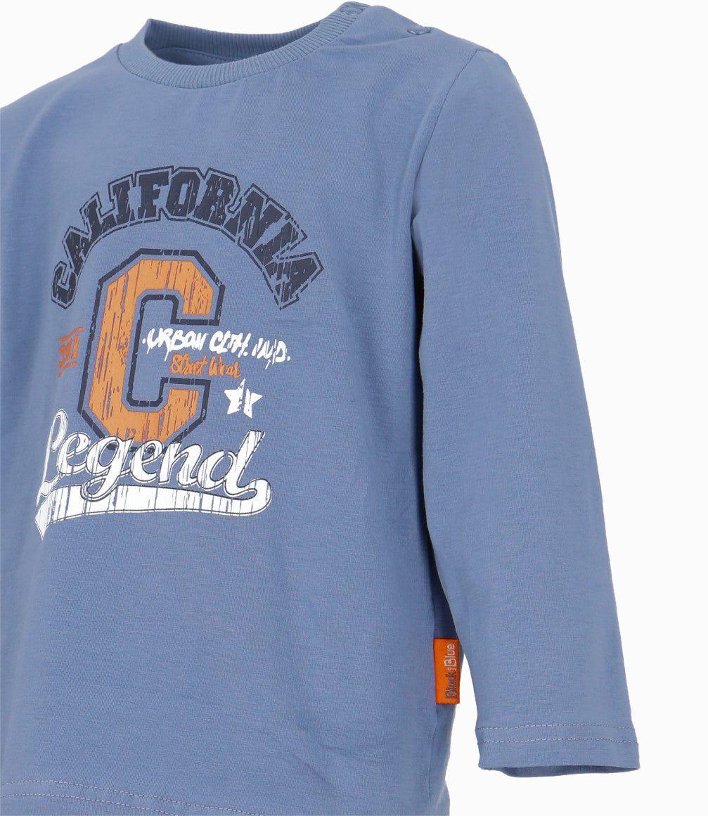Polera bebés california celeste Black and Blue-2