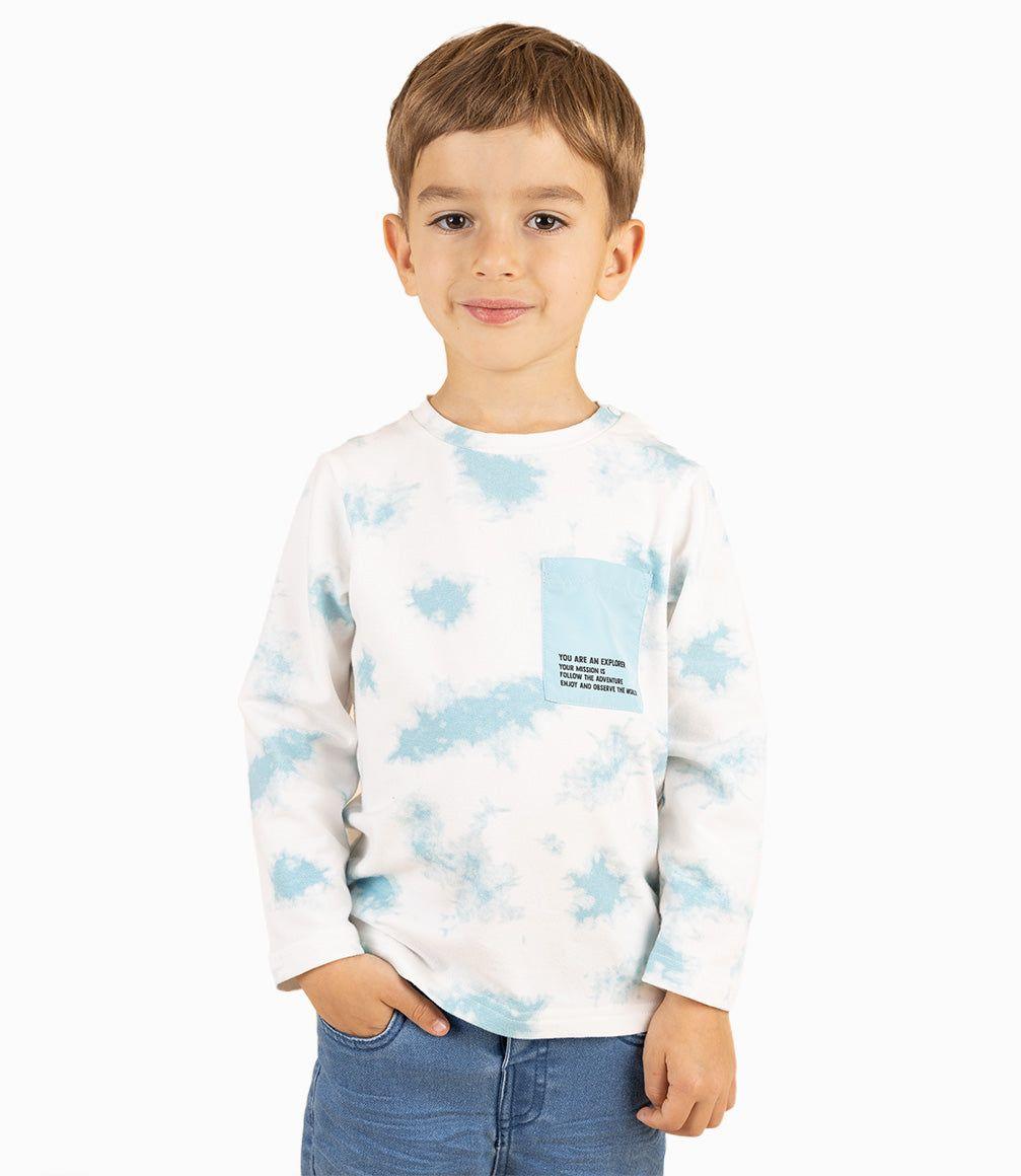 Polera Bebé Niño Tie Dye Menta-2