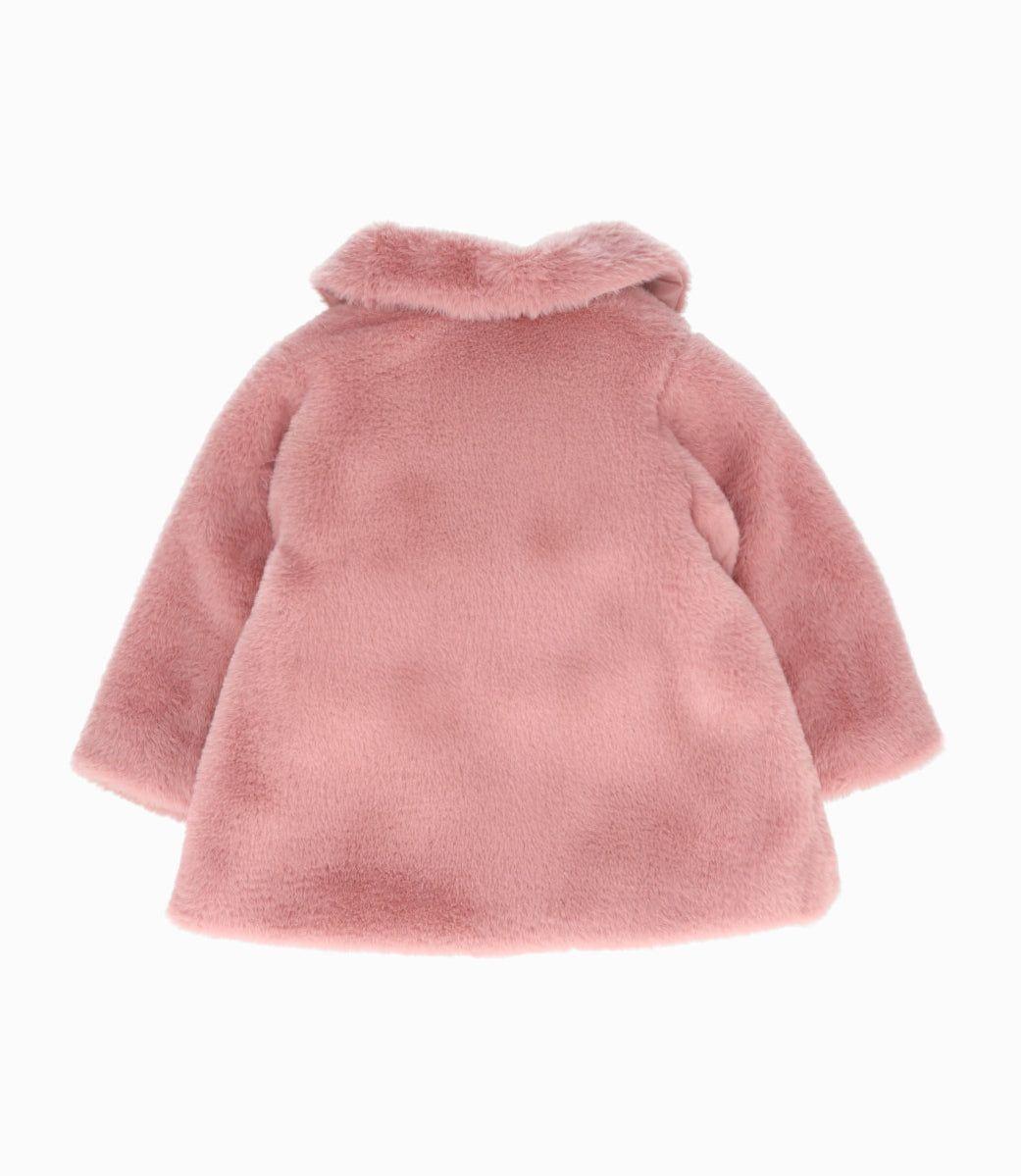Chaqueta recién nacida con ositos palo rosa Limonada-1