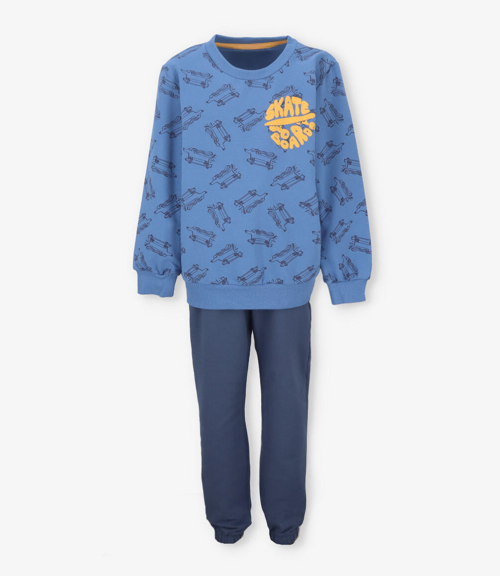 Buzo niño skate azul 4 Kids-0