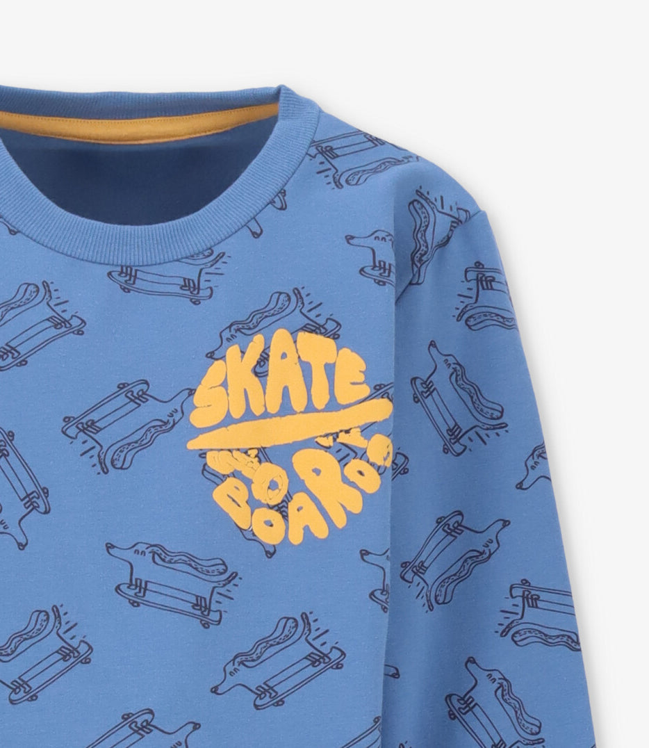 Buzo niño skate azul 4 Kids-2