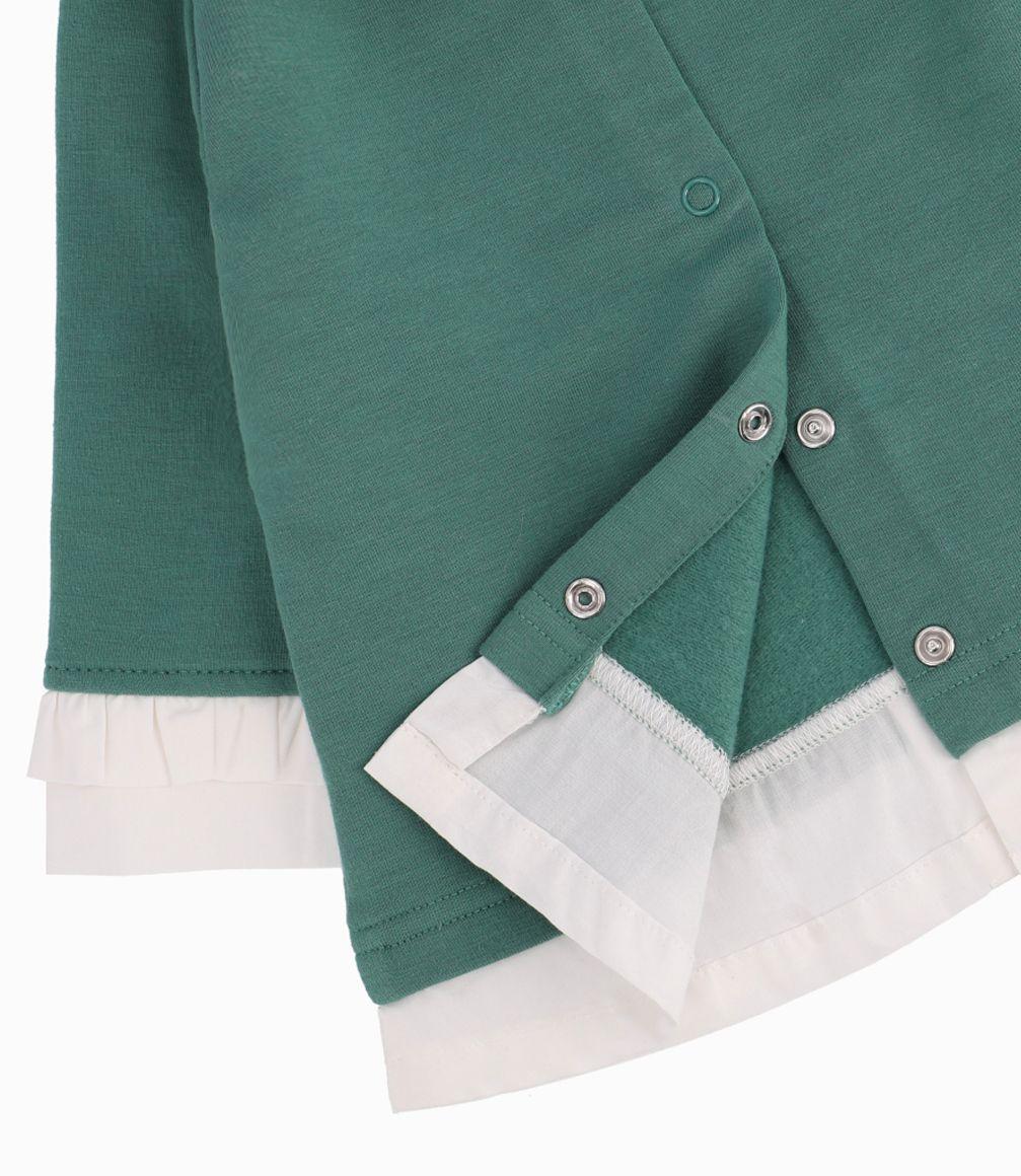 Conjunto Recién Nacida Polerón Y Calzas Limonada Verde-4