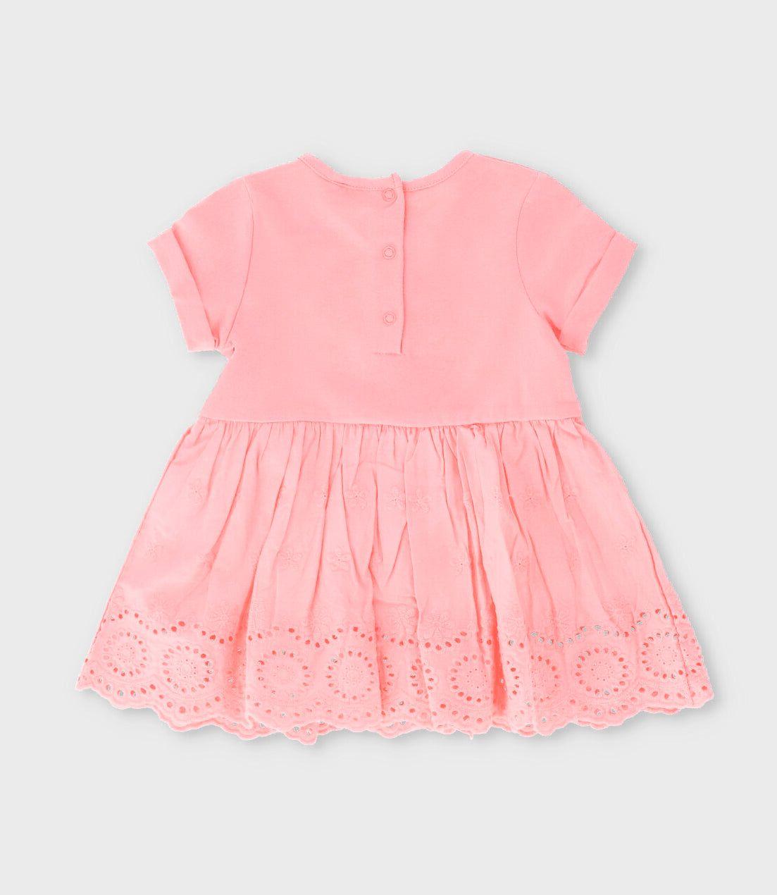 Conjunto bebé con bordado coral Limonada-3