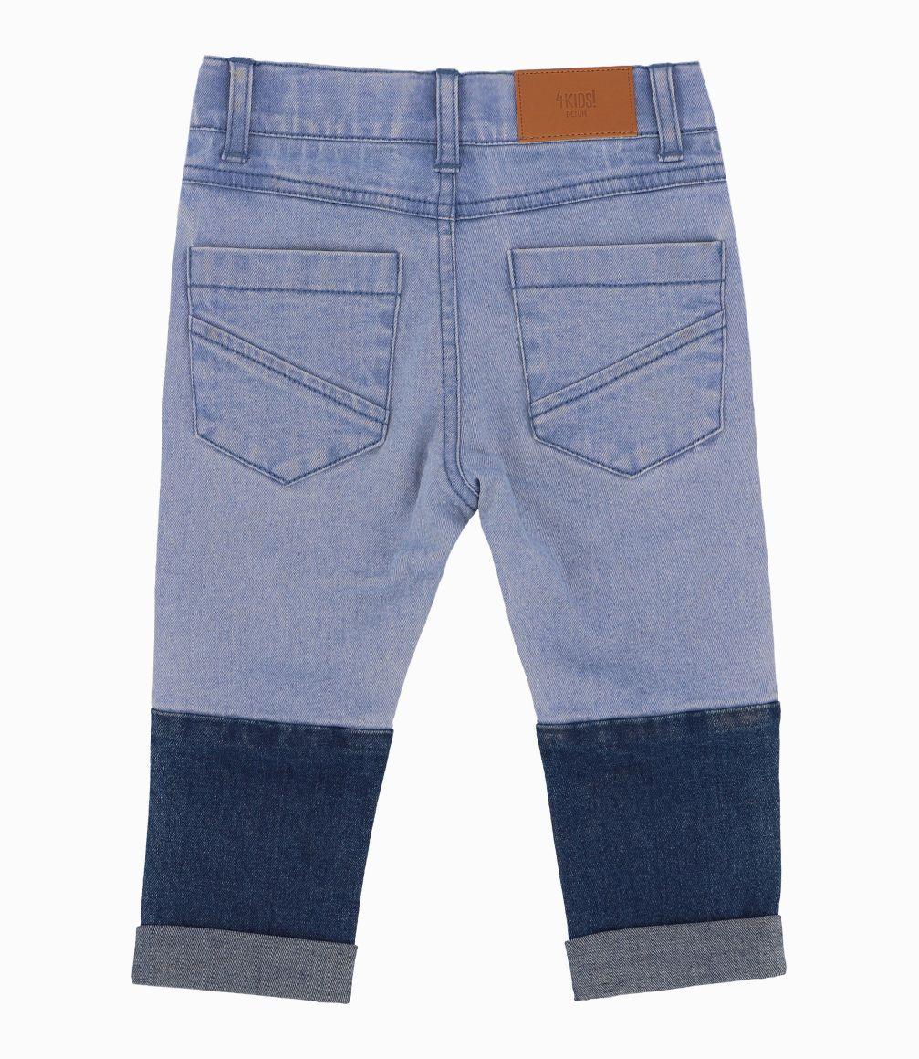 Jeans Bebé Niño Con Zorrito Denim Azul-1