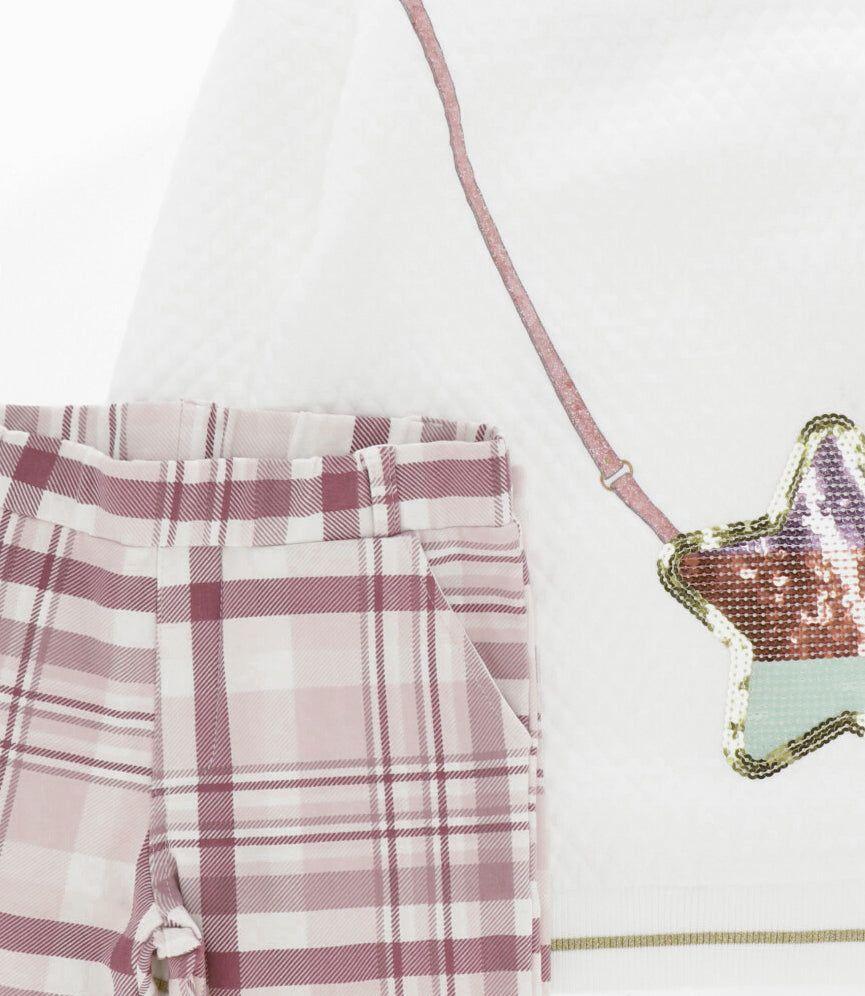 Conjunto niña estrella blanco 4 Kids-3