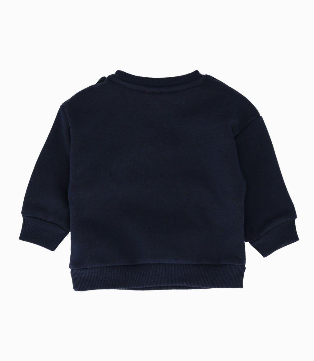 Polerón bebés básico azul marino Black and Blue-1