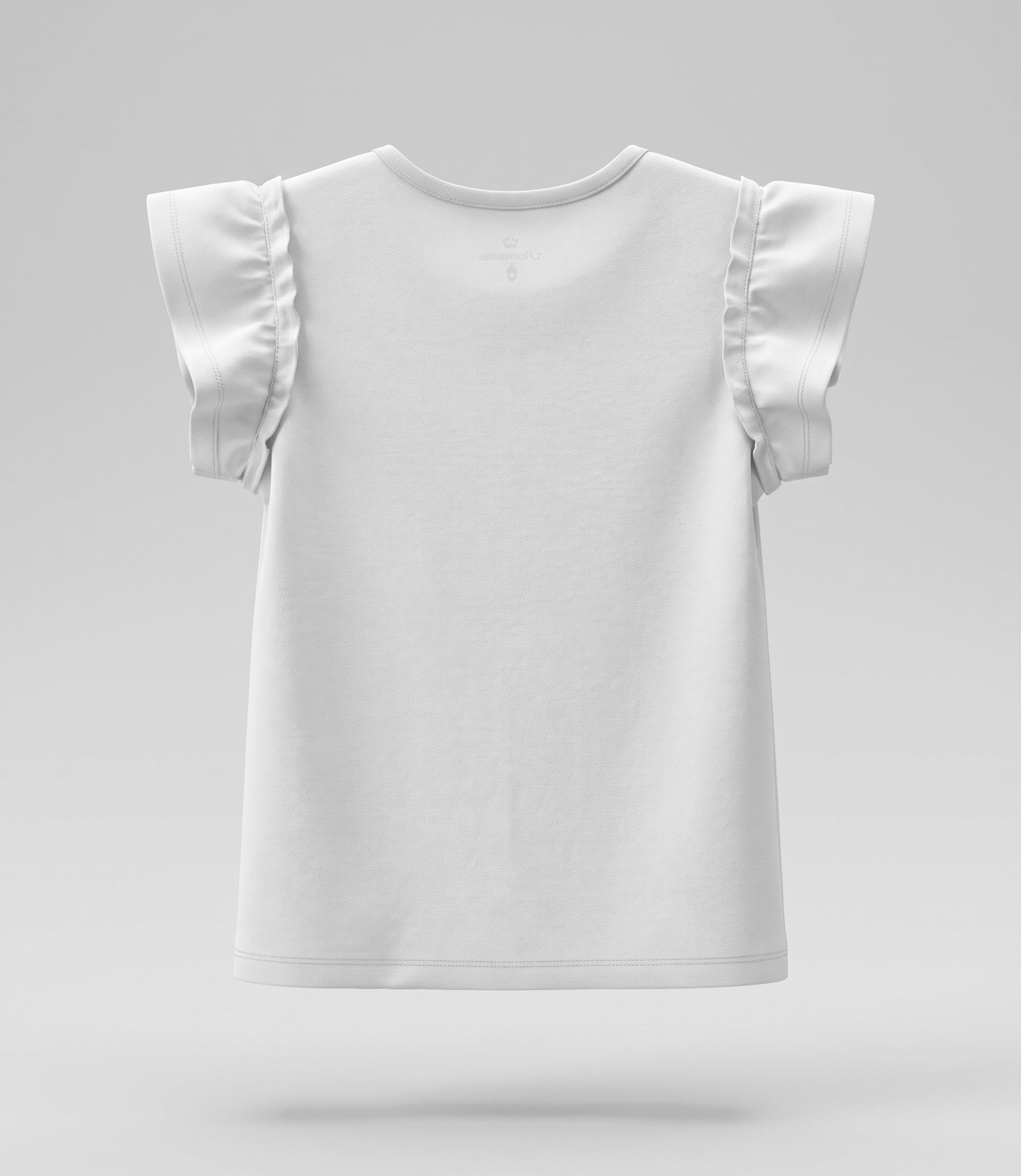 Polera manga corta niña cherry L11021270103 crudo Limonada-3