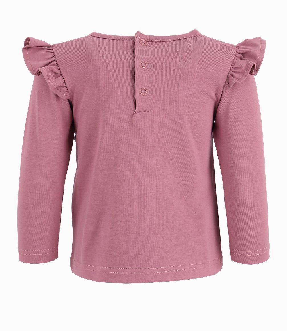 Polera Bebé Niña Con Osito Limonada Uva-1
