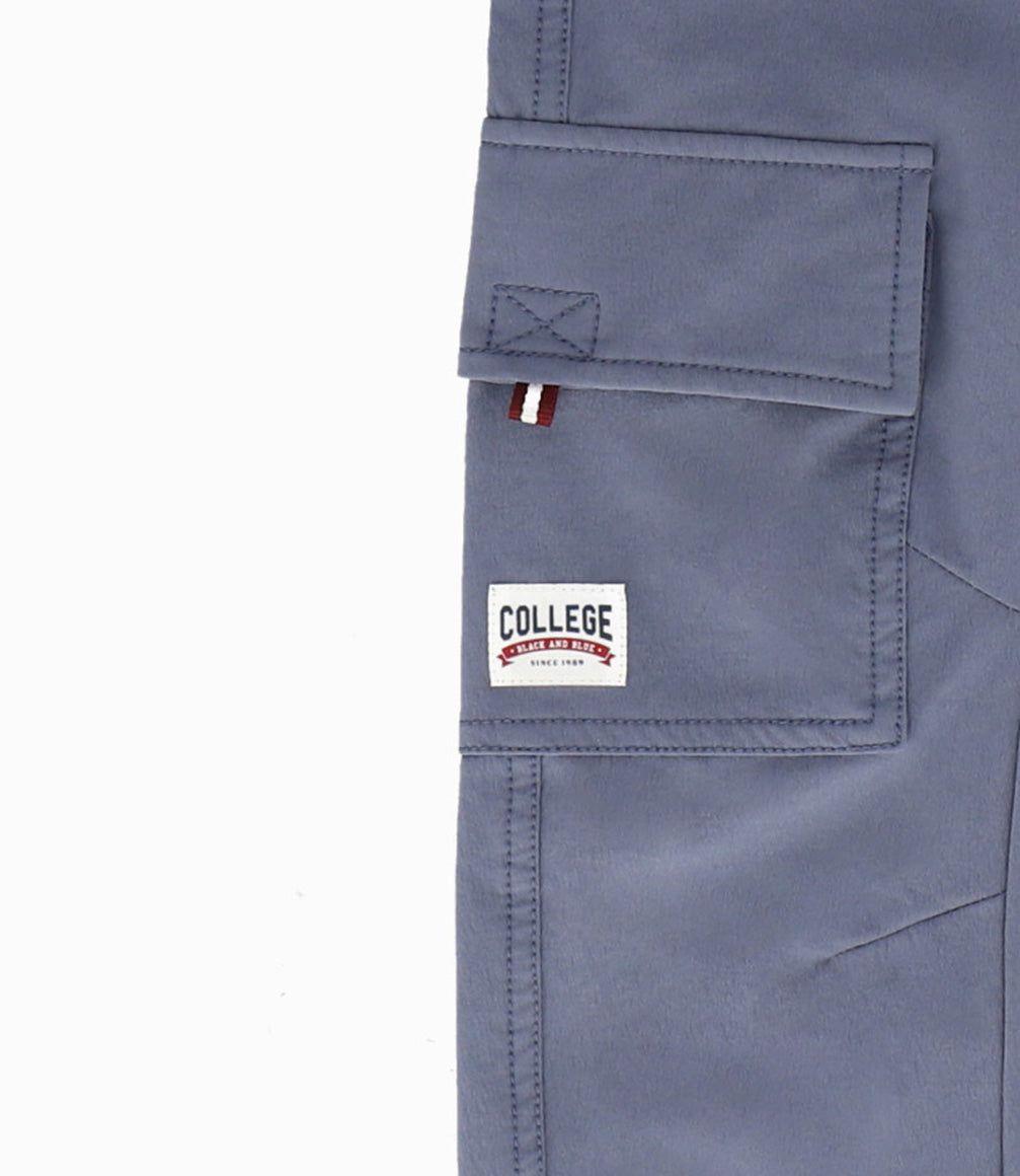 Pantalón niño jogger azul piedra Black and Blue-3