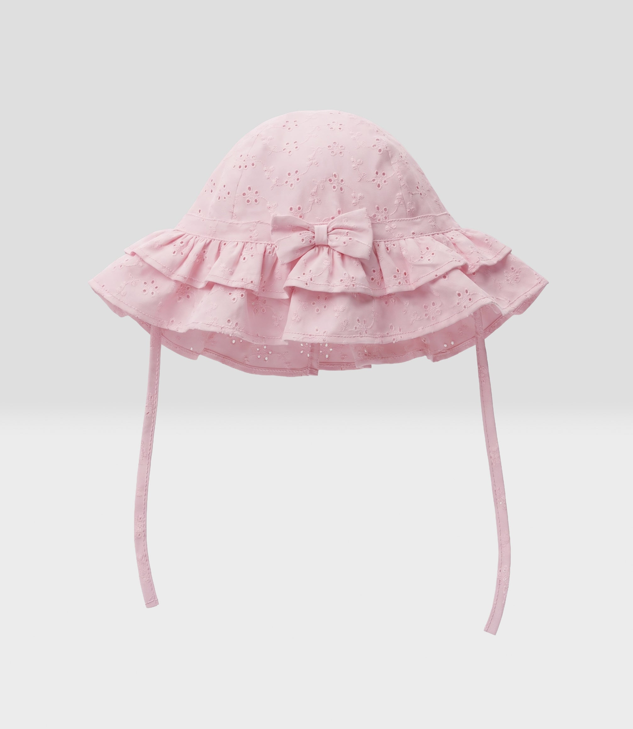 Gorro recién nacida bucket  L93621270102 rosado Limonada-2