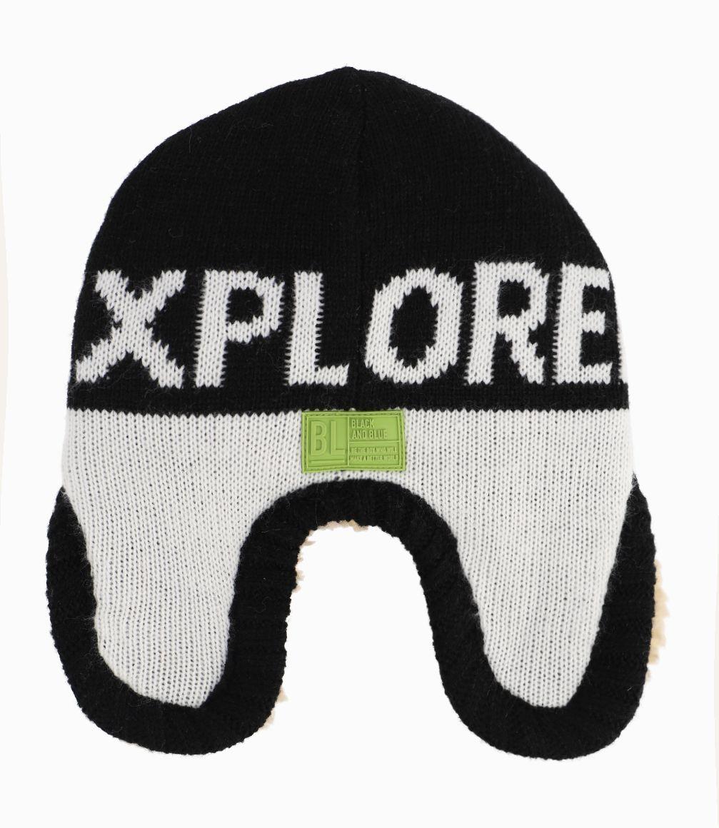 Gorro Niño Aviador Negro-1