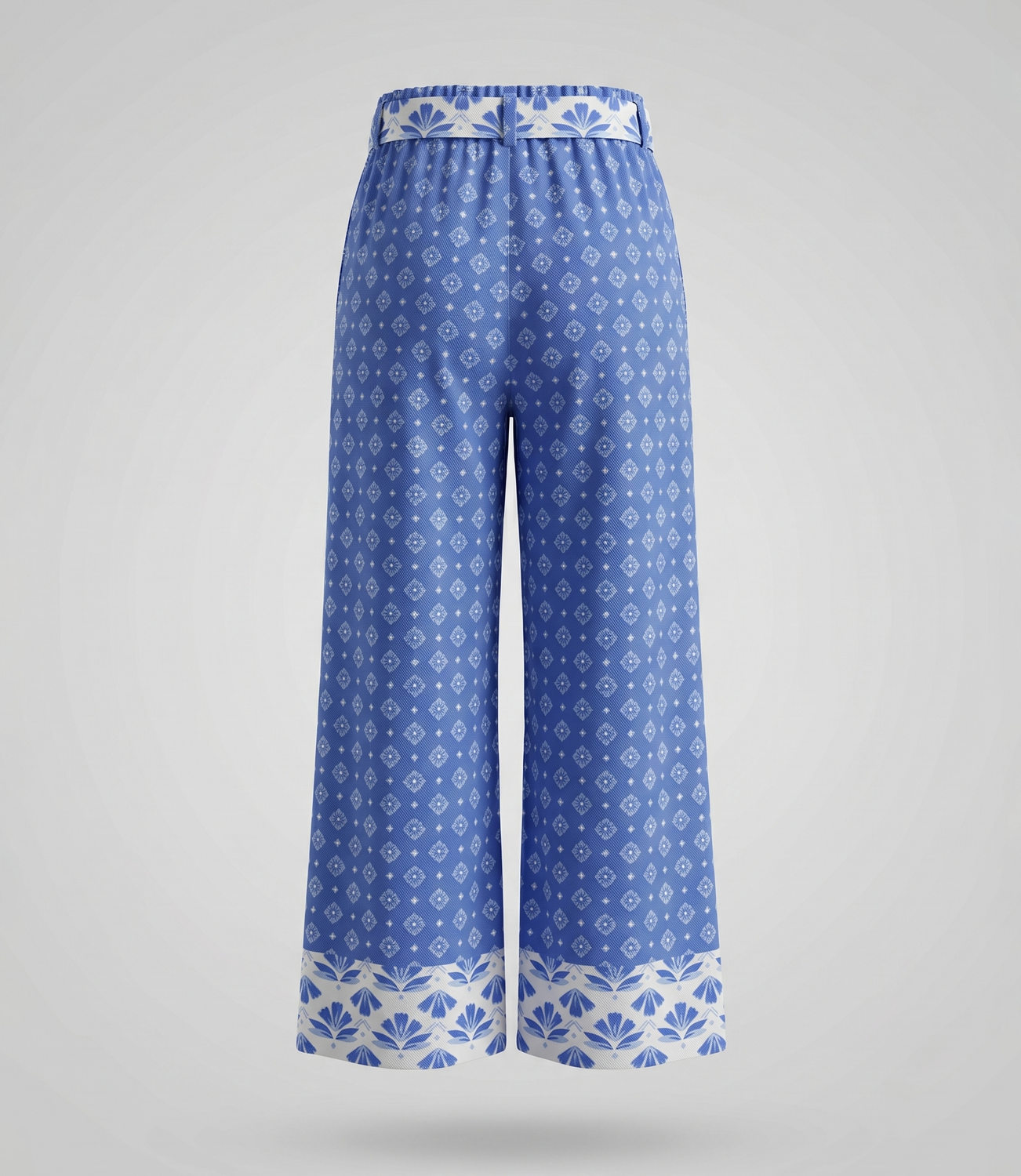 Pantalón niña de lino boho L11121270358 azul Limonada-2