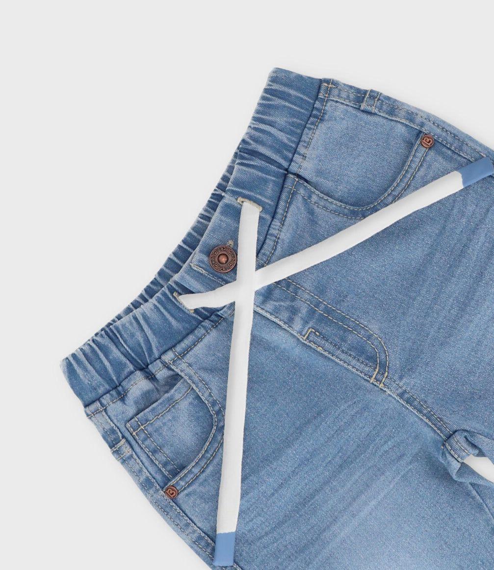 Jeans bebé recto celeste Black and Blue-3