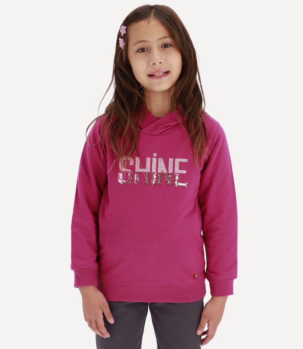 Polerón Glitter And Sequins Niña Frambuesa 4 Kids-0