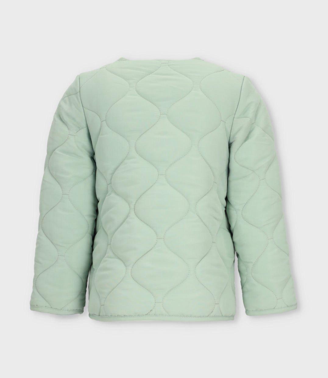 Chaqueta niña acolchada verde Limonada-1