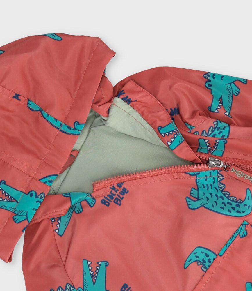 Chaqueta bebé con cocodrilos rojo Black and Blue-3