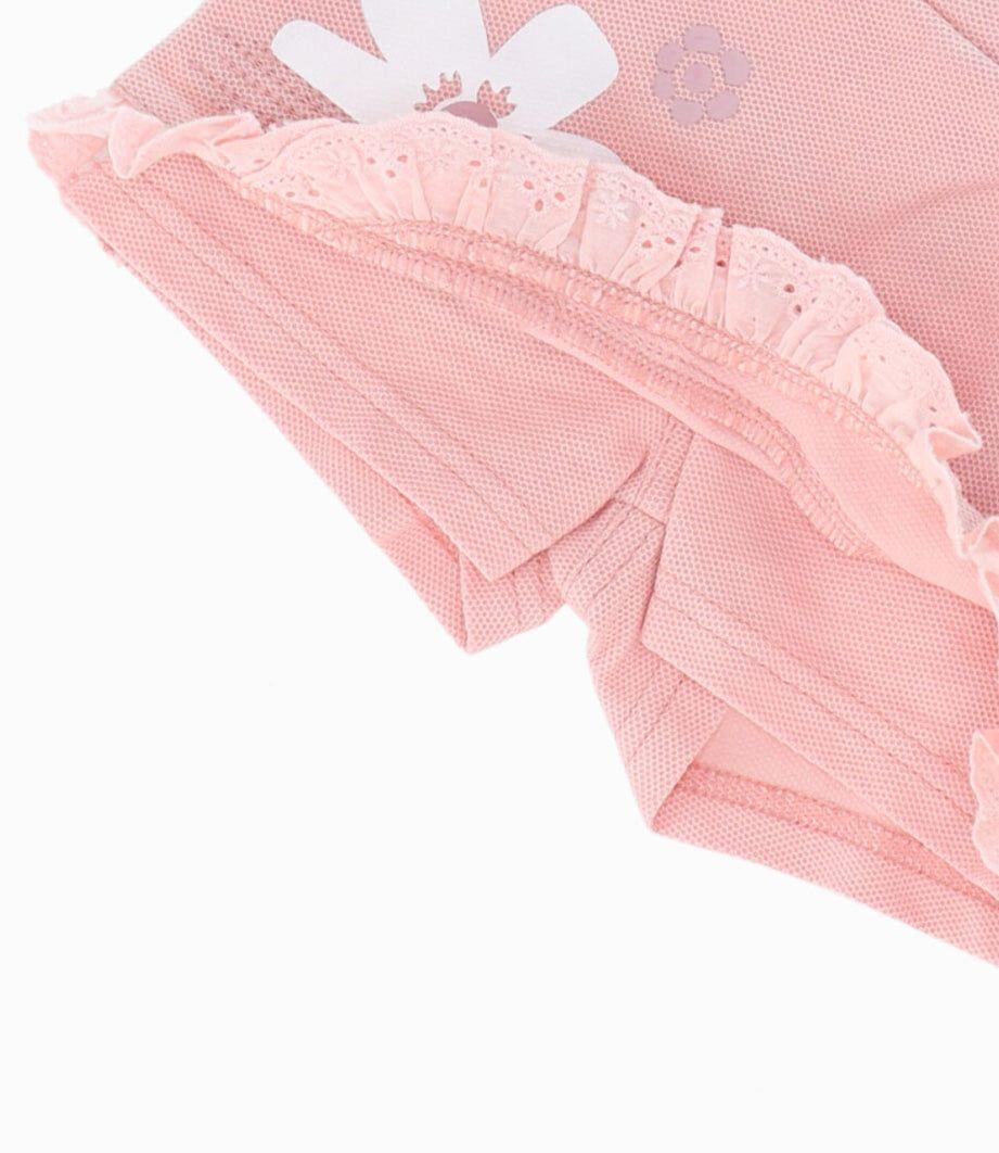 Short bebé falda short rosado Limonada-2