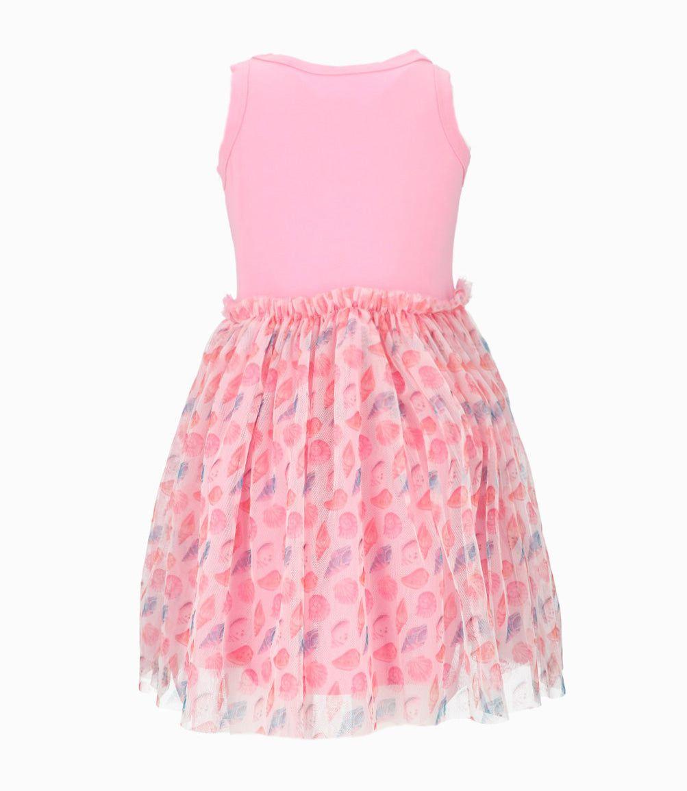 Vestido niña con tull rosado 4 Kids-2