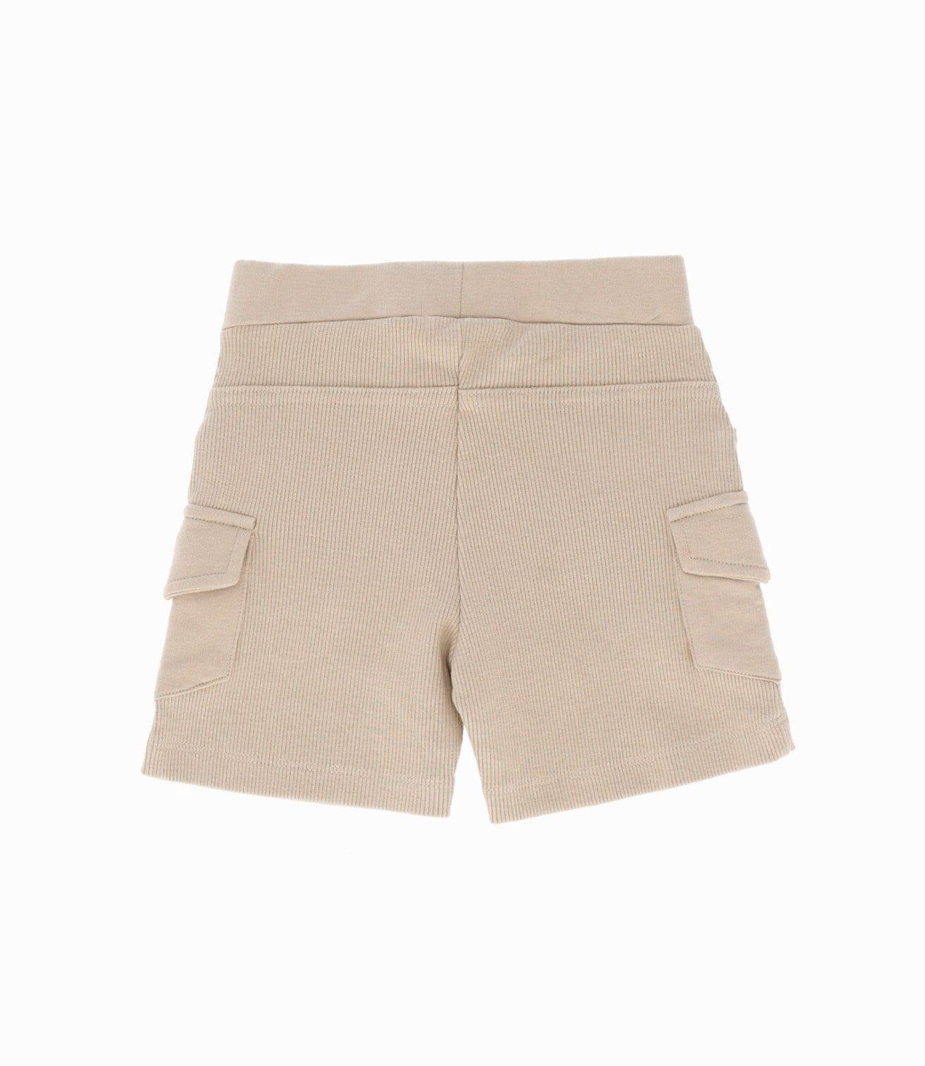 Bermuda bebé cargo beige 4 Kids-1