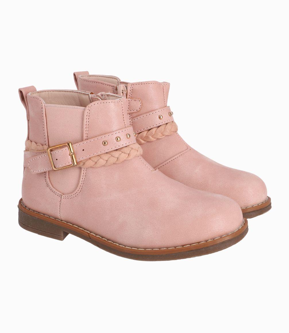 Botín Bebé Niña Vaquero 4 Kids Camel-0