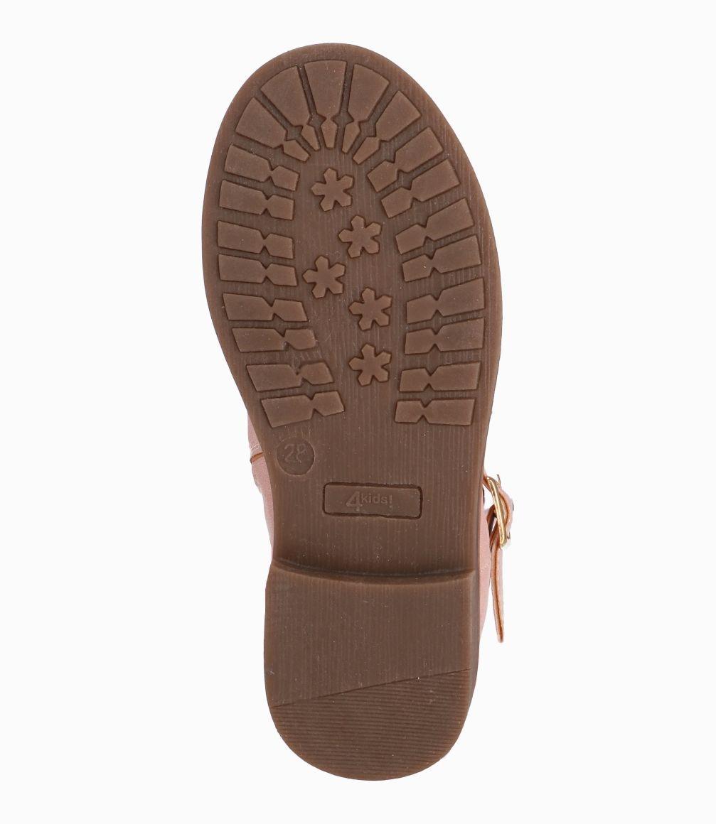 Botín Bebé Niña Vaquero 4 Kids Camel-4