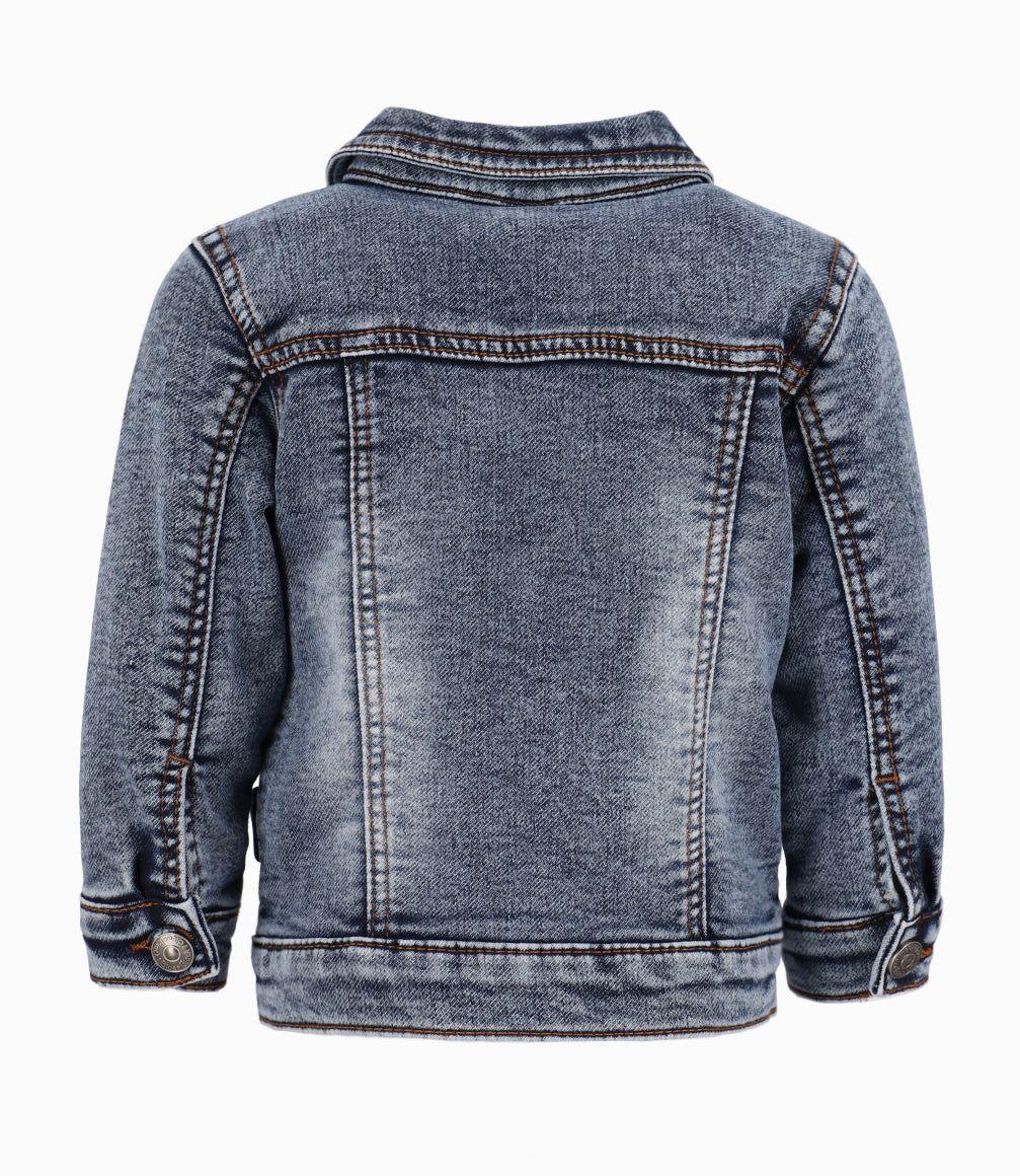 Chaqueta Bebé Básica Denim Azul-8