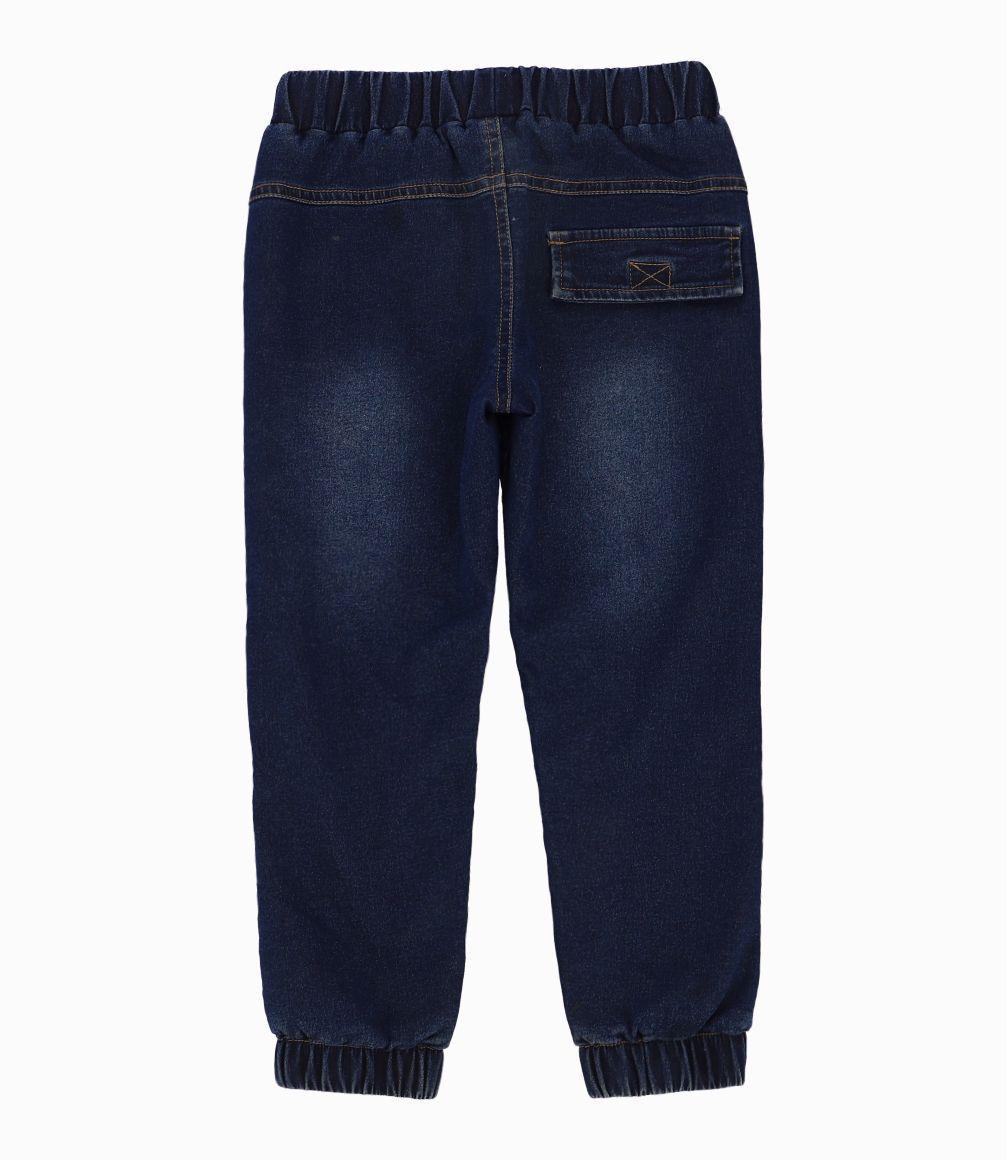 Jeans Niño Con Suspensores Black And Blue Denim Azul-1