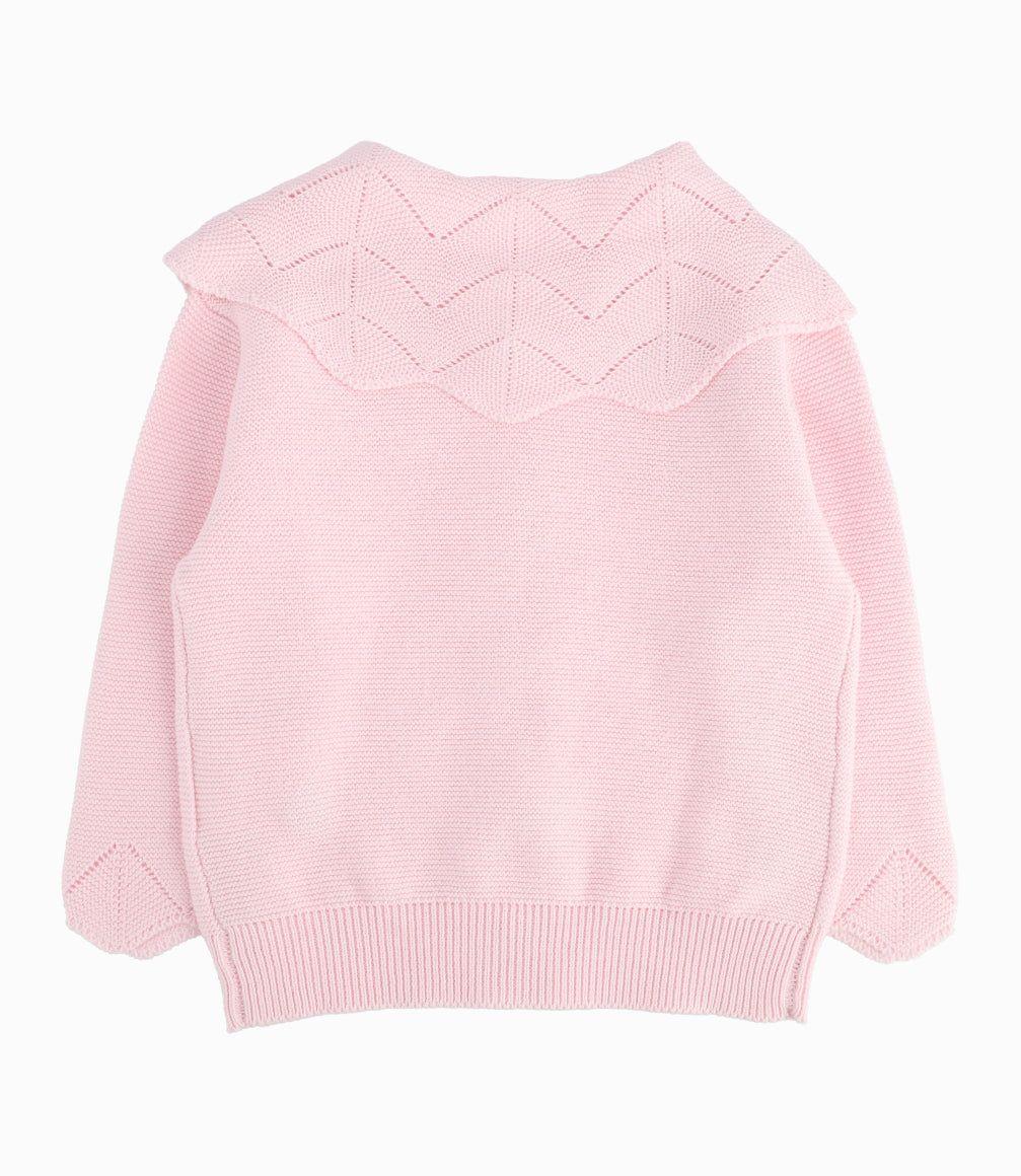 Chaleco Recién Nacida Con Vuelos Rosado-8