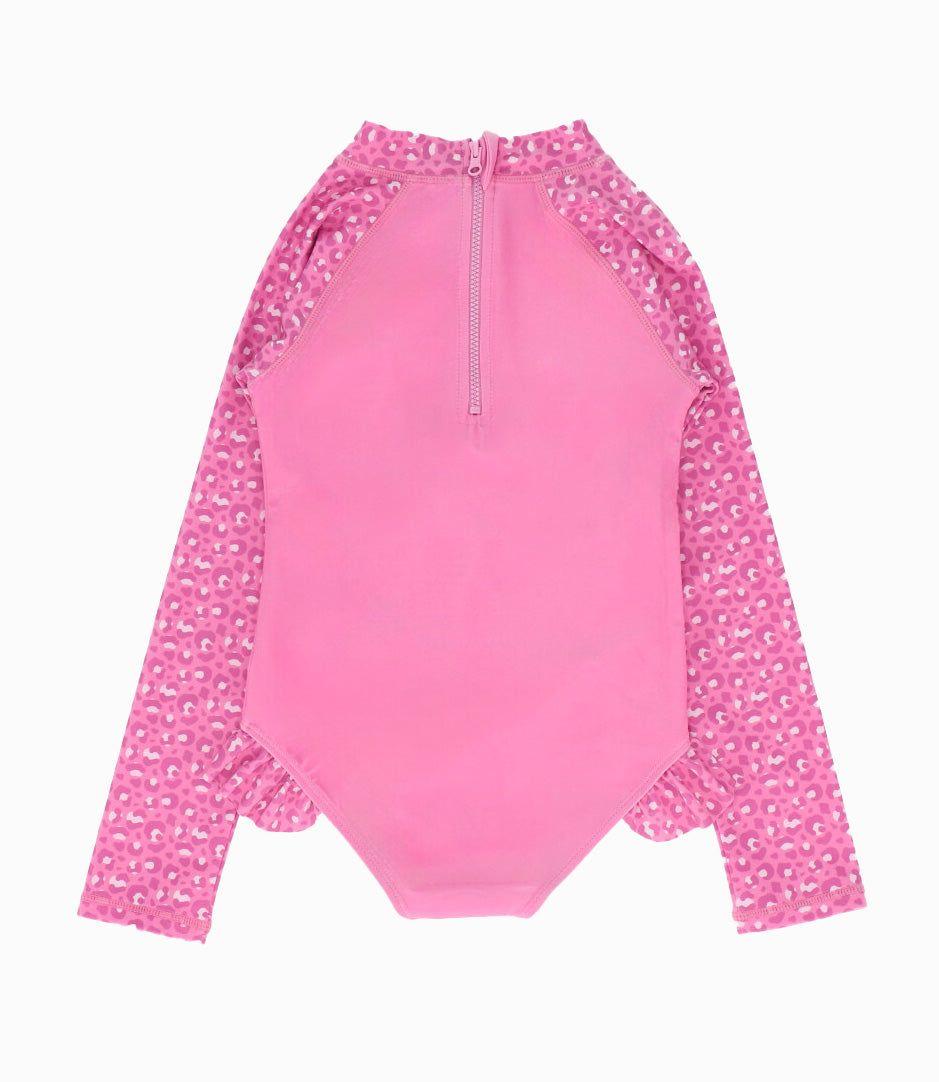 Traje de baño niña animal print rosado 4 Kids-2