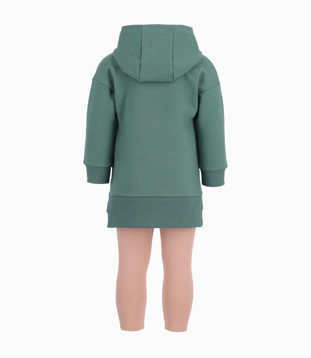 Conjunto Bebé Niña Con Leopardo Y Flores Limonada Verde-6