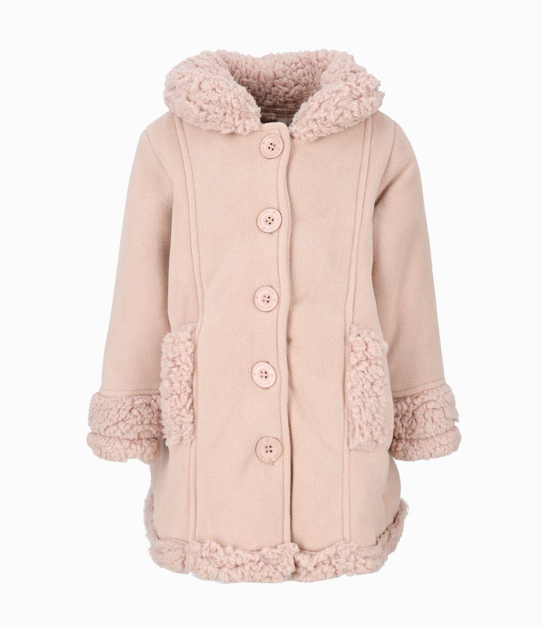 Abrigo niña clásico beige Limonada-0