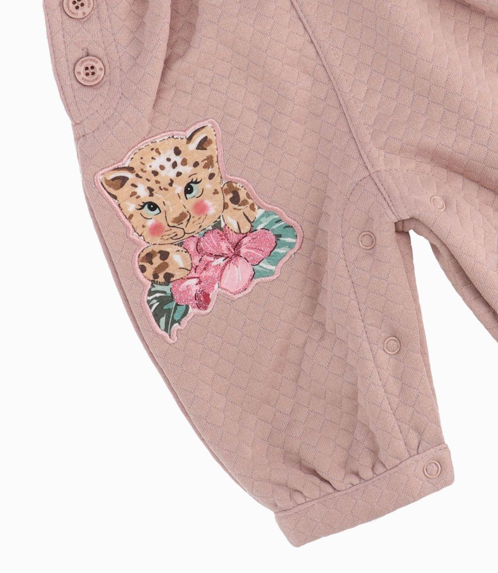 Jardinera Recién Nacida Polera Y Jardinera Limonada Beige-1