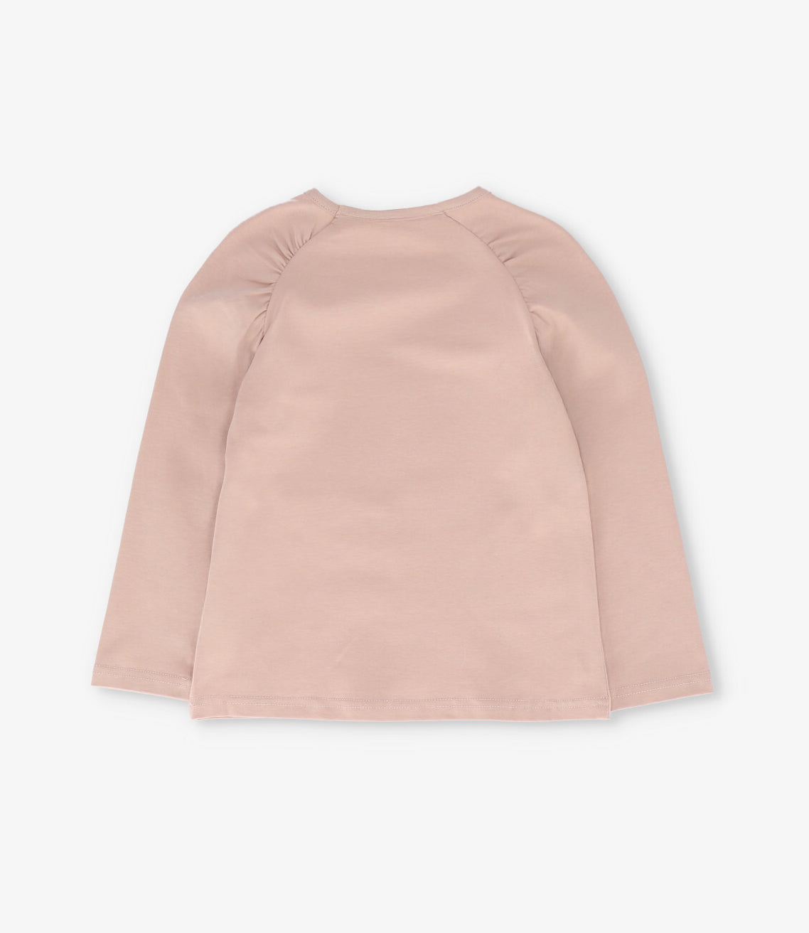 Polera manga larga niña con estampado beige Limonada-2