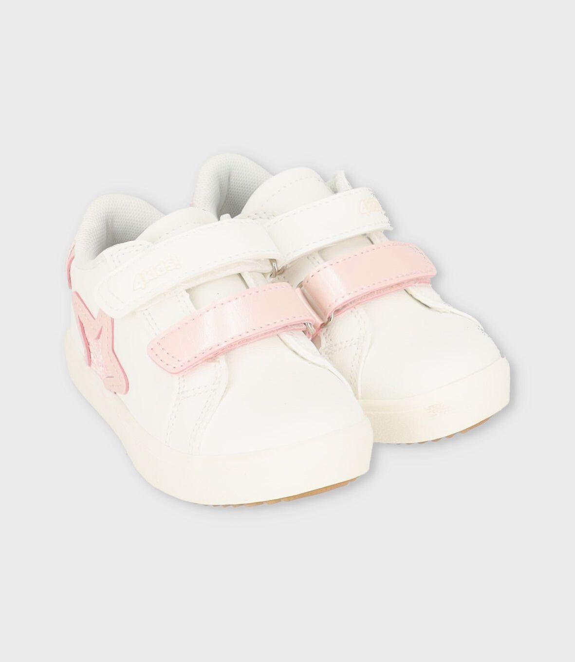 Zapatilla bebés con glitter blanco 4 Kids-0