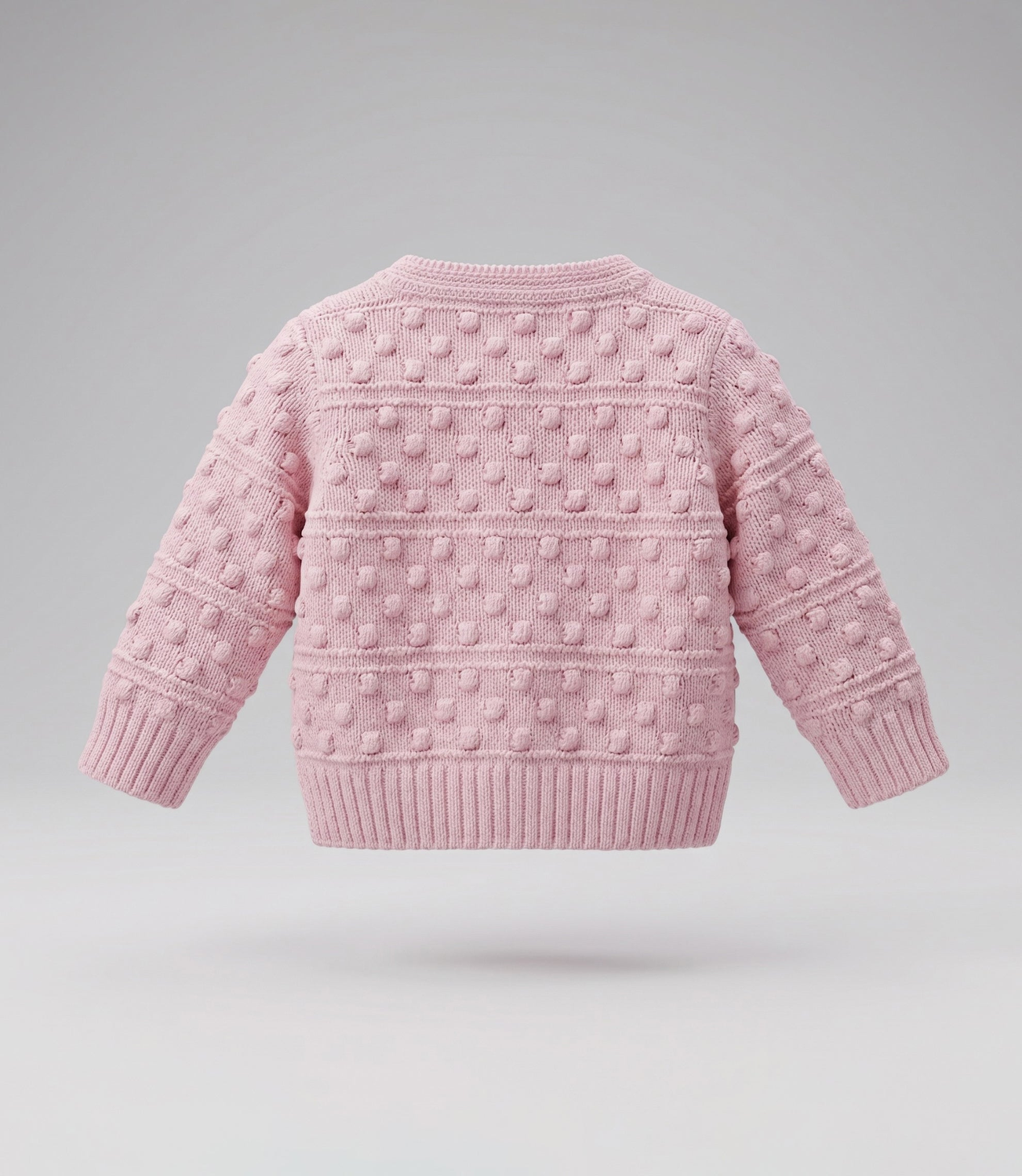 Chaleco recién nacida cardigan  L13061270102 rosado Limonada-4
