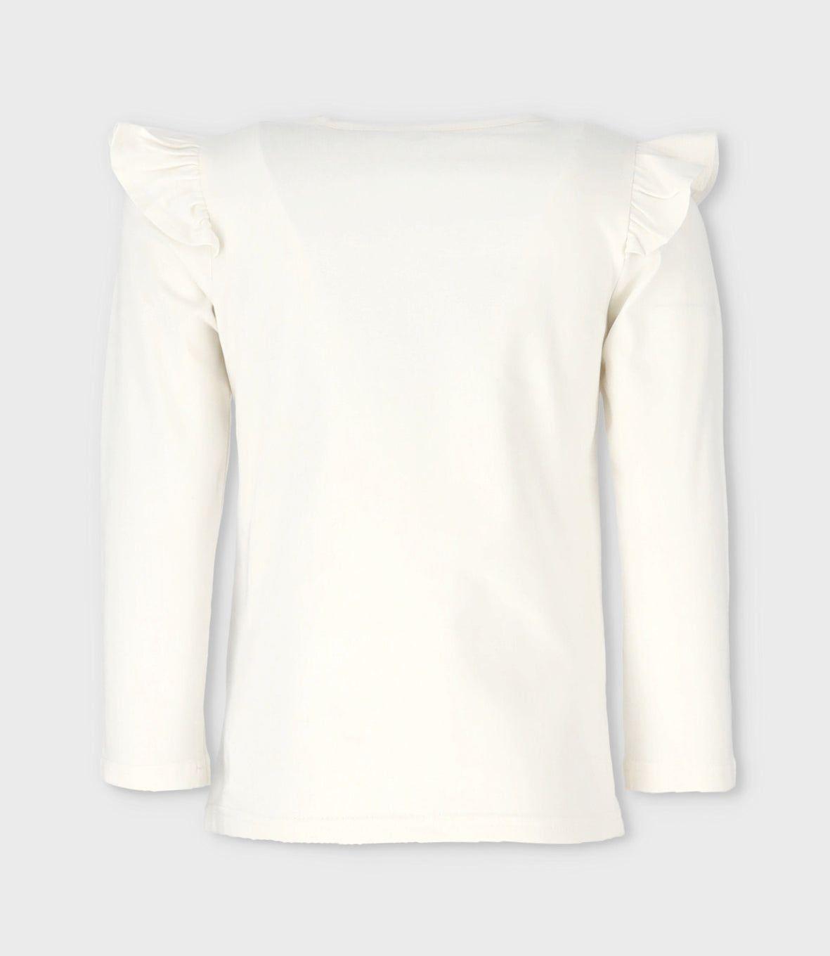 Polera niña love blanco Limonada-1