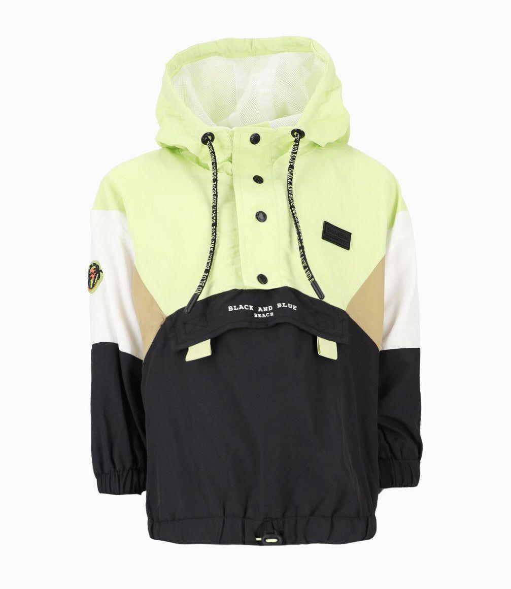 Chaqueta niño cortaviento Verde Black and Blue-1