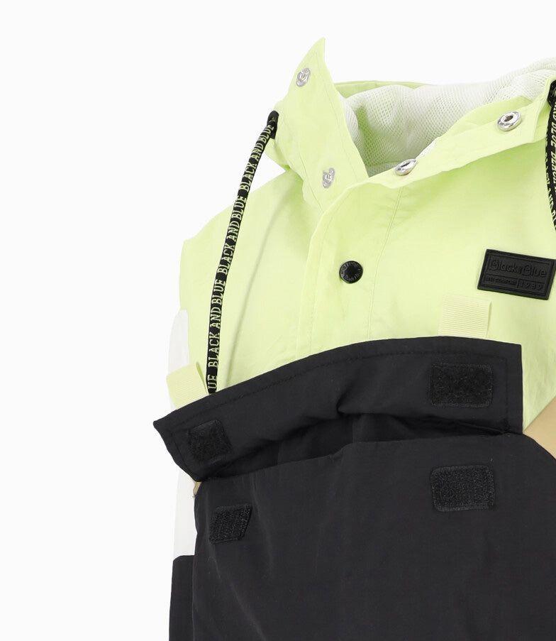 Chaqueta niño cortaviento Verde Black and Blue-3