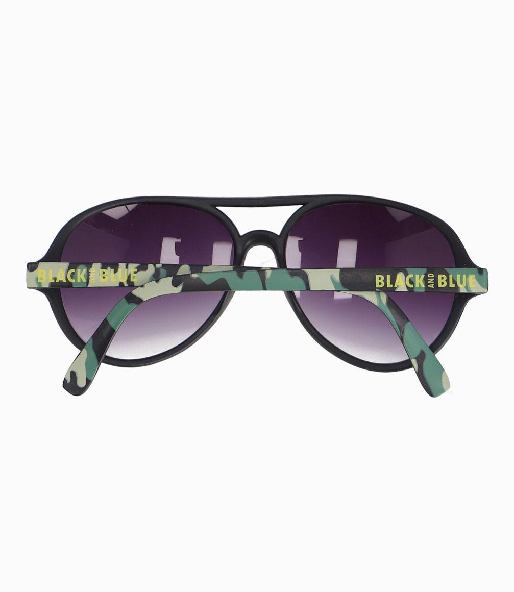 Lentes De Sol Polarizados Niño Negro Black and Blue-1