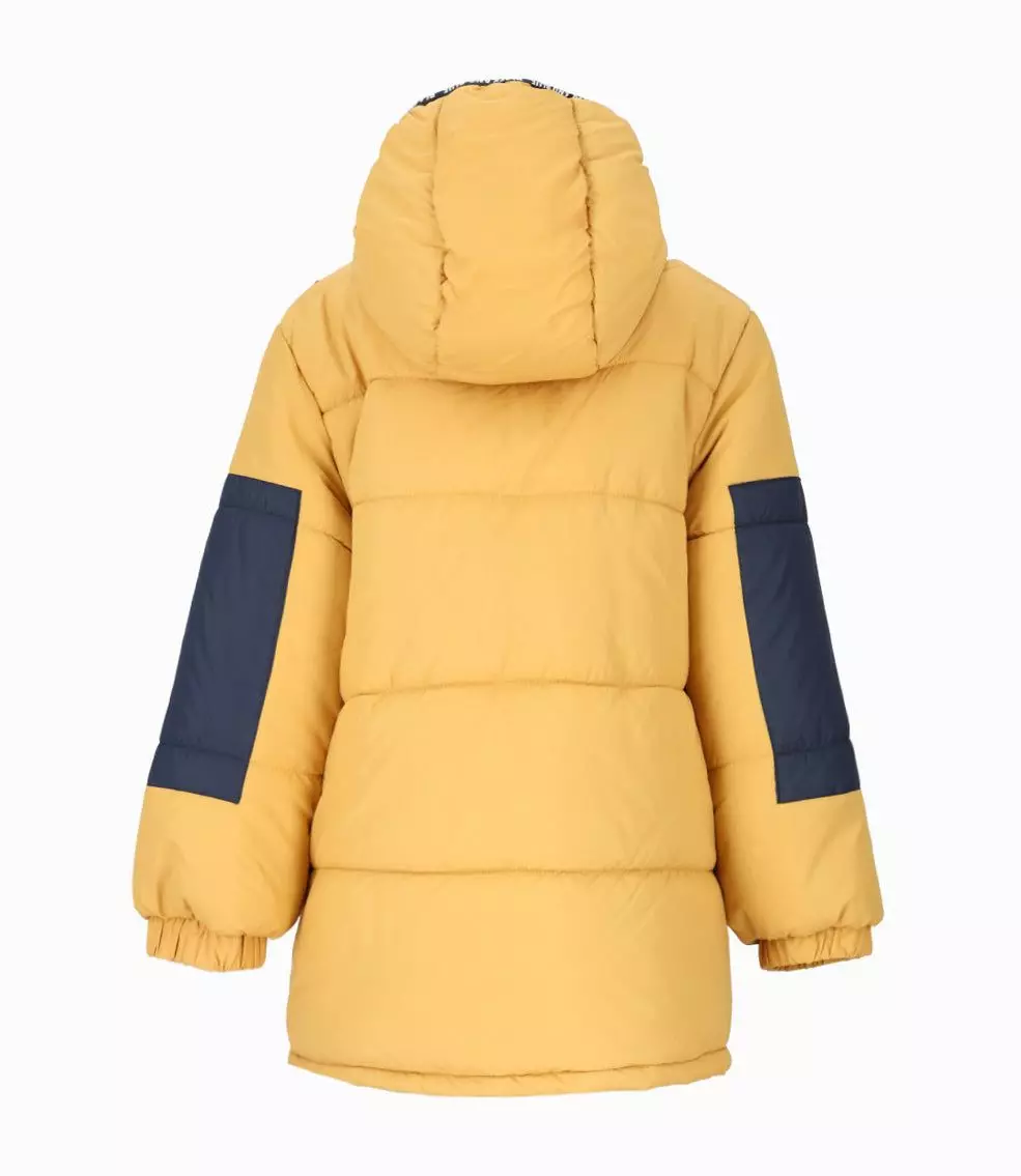 Parka niño impermeable mostaza Black and Blue-1