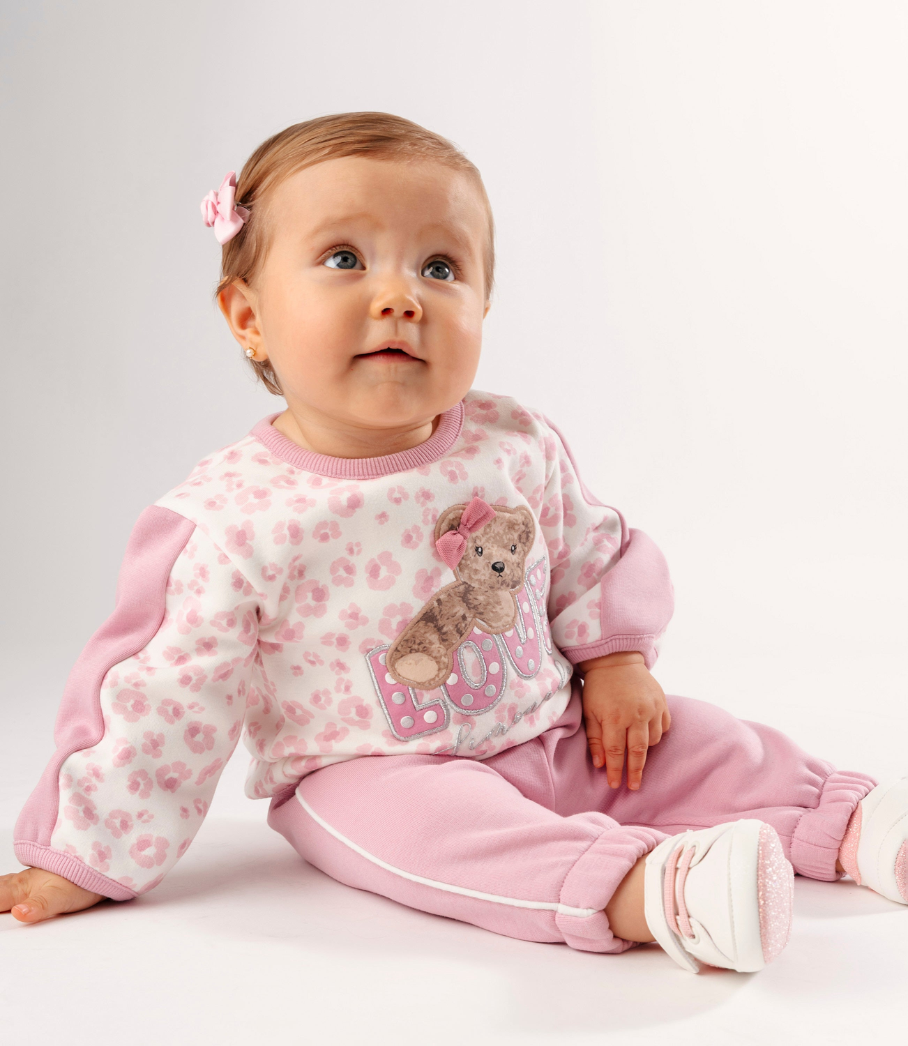 Buzo recién nacida animal print rosado Limonada-0