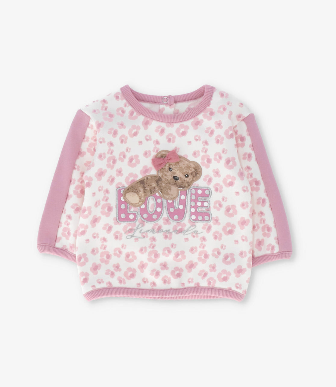 Buzo recién nacida animal print rosado Limonada-2