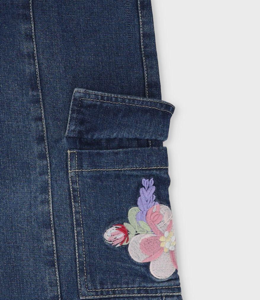 Jeans niña recto azul Limonada-3