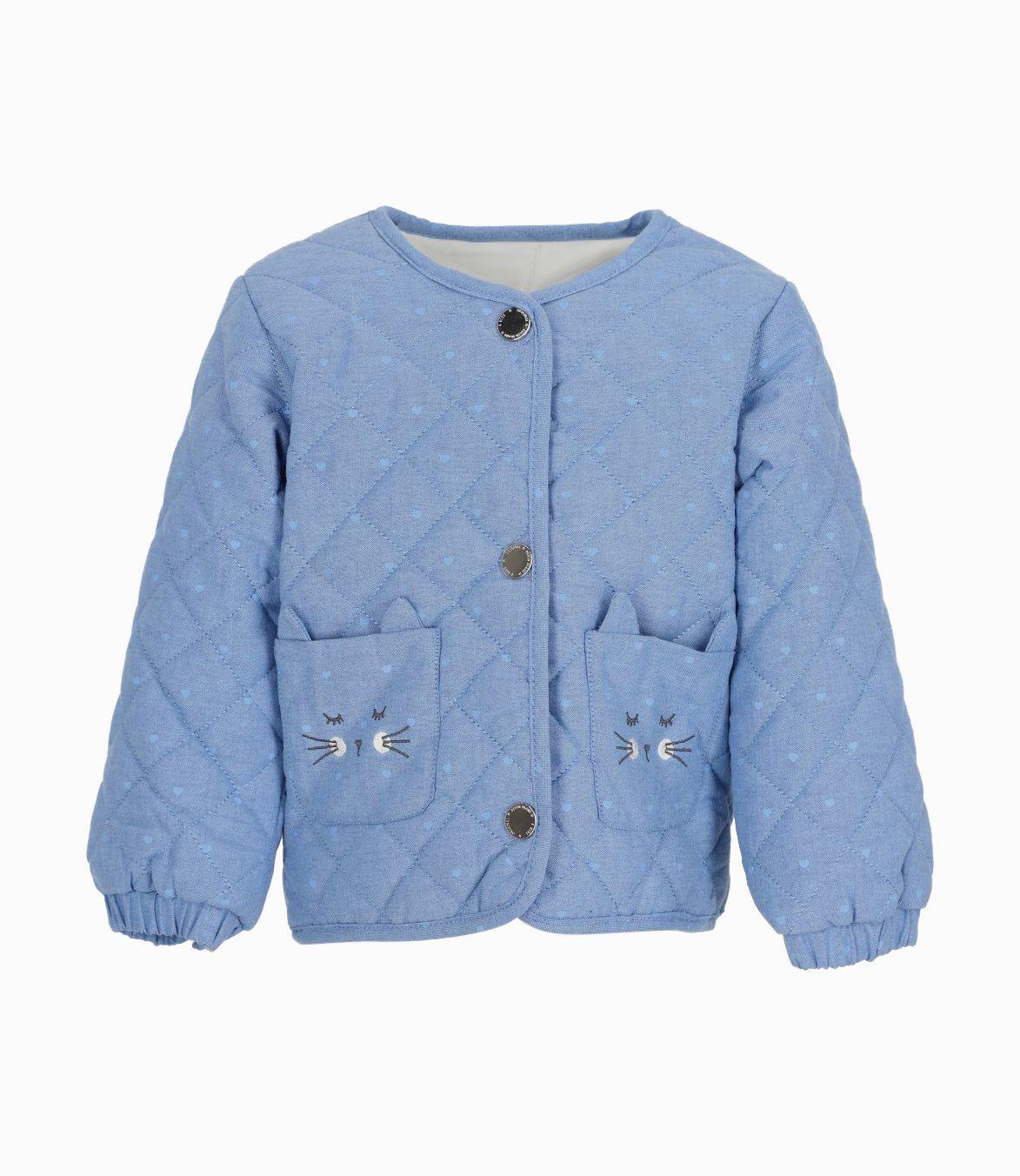 Chaqueta bebés quilt azul marino 4 Kids-0
