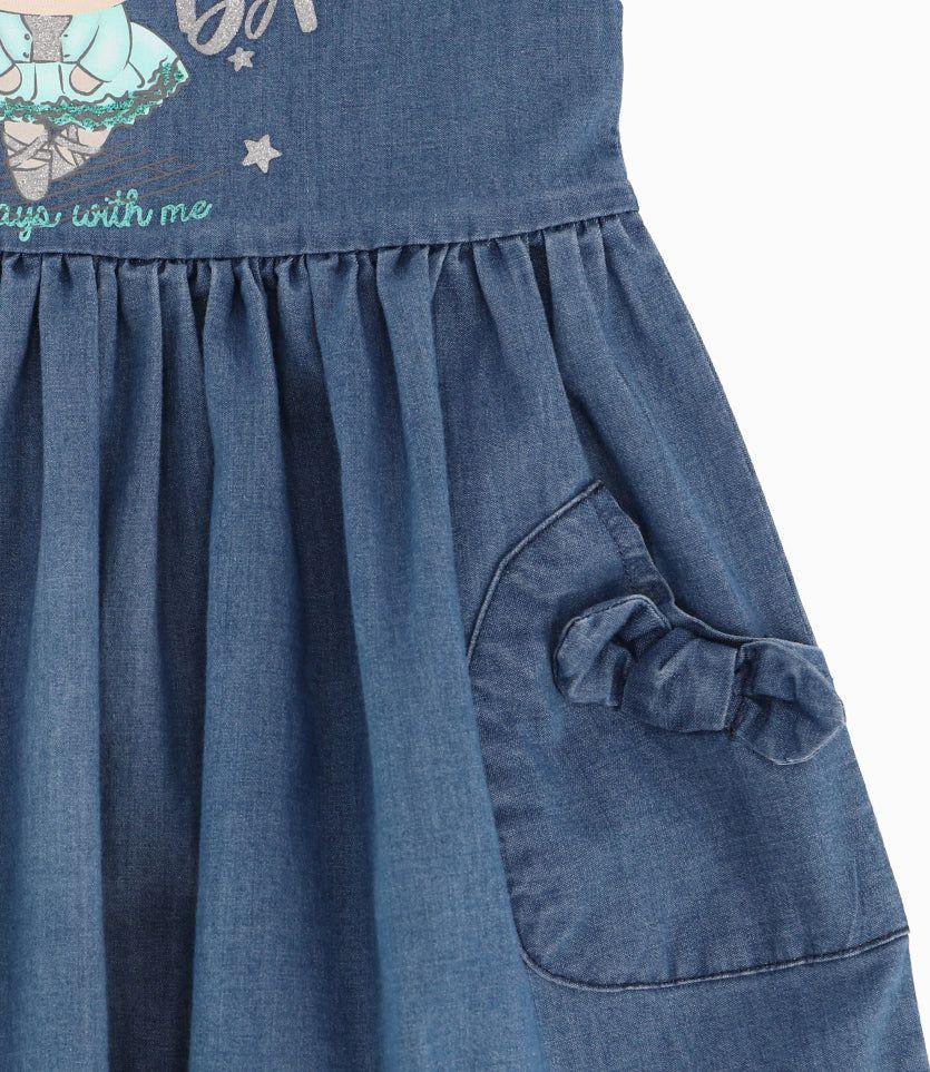 Conjunto Bebé De Vestido Y Calzas-7