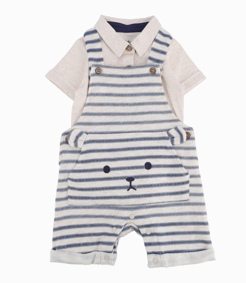 Conjunto Recién Nacido Oso Azul Marino-8