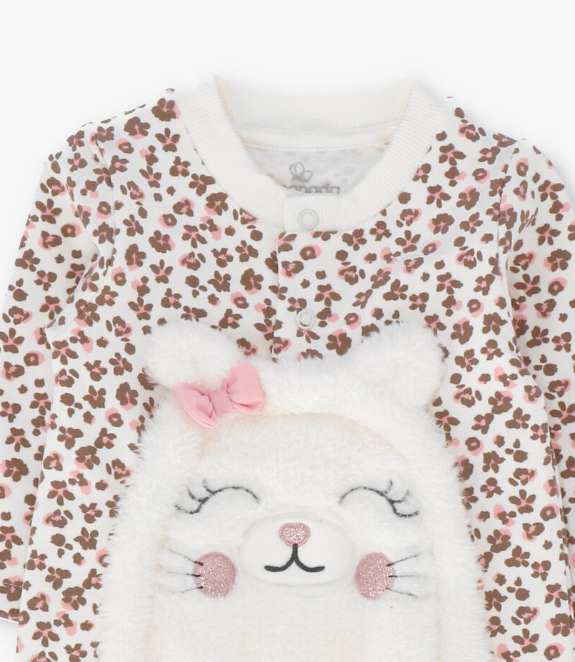 Enterito recién nacida diseño animal print rosado Limonada-2