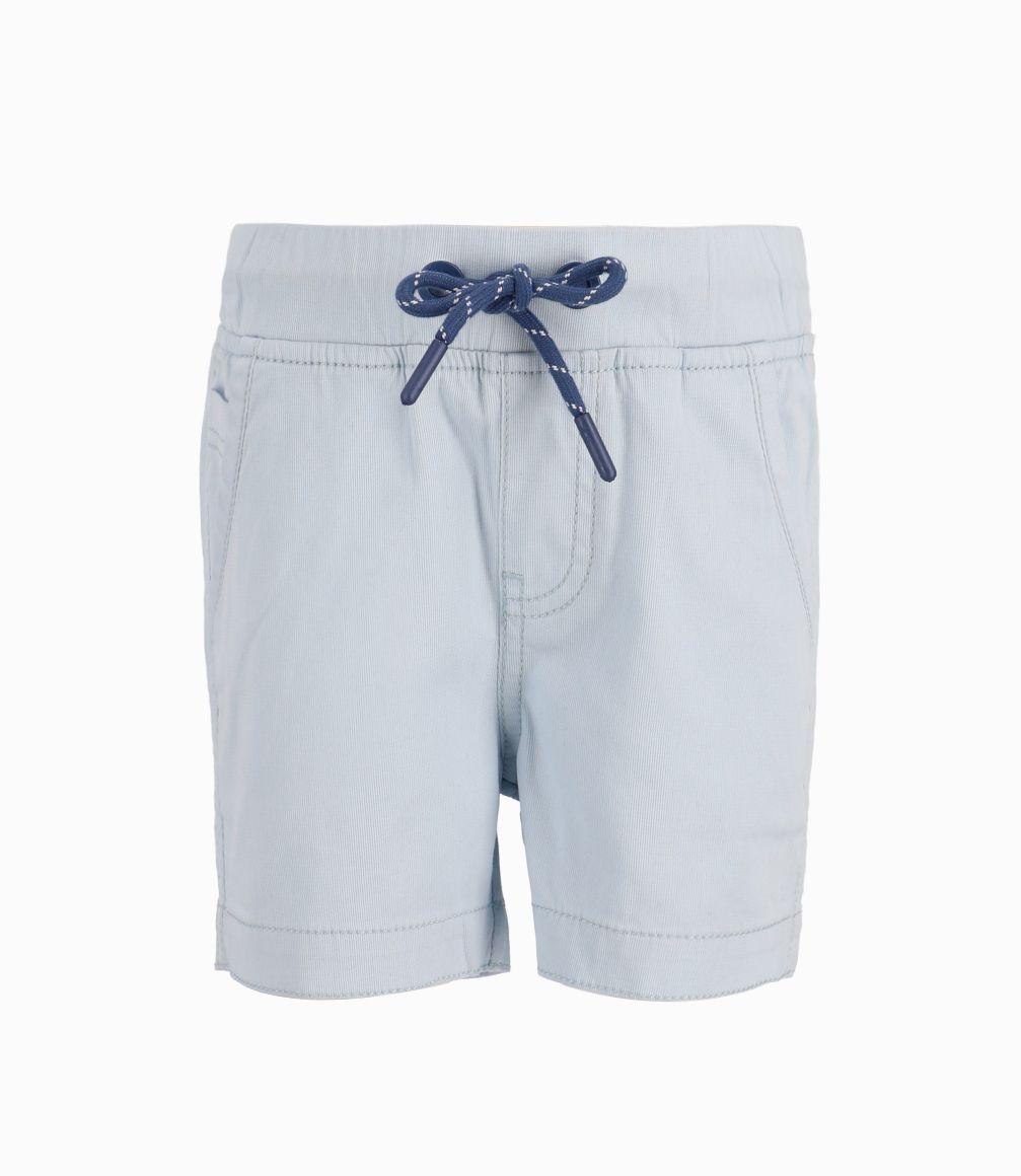 Bermuda Con Cordones Ajustables Niño Celeste Black and Blue-1