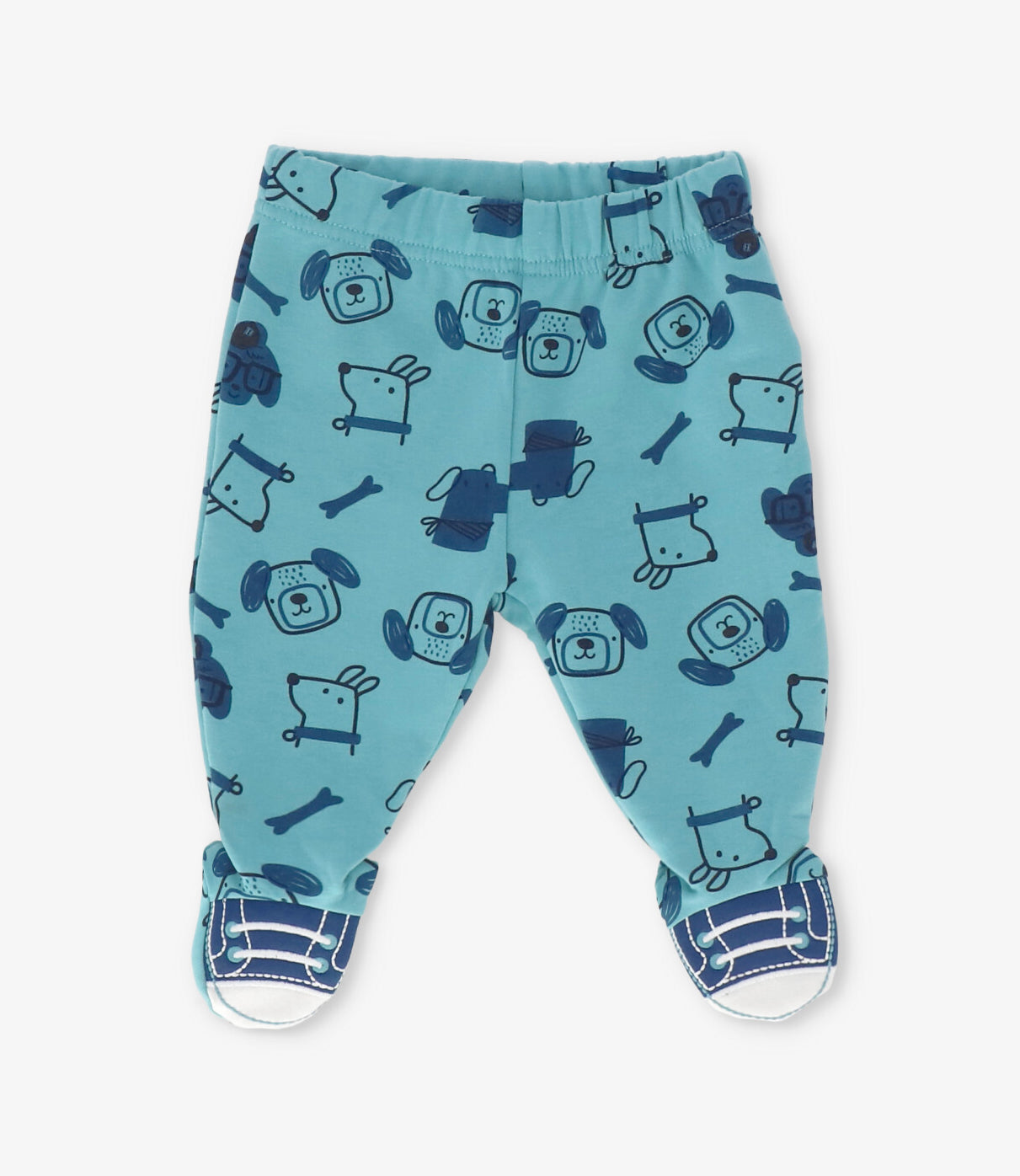 Buzo recién nacido con perrito crudo Black and Blue-3